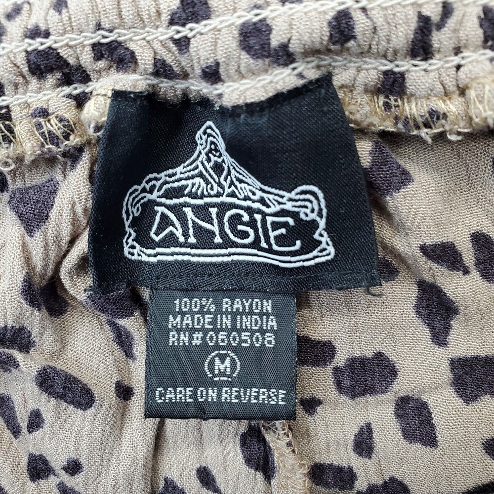 Angie Beige and Black Printed Palazzo Pants - Picture 6 of 8